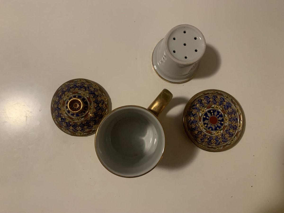 Tazze: Exotische Teetasse/Kaffeetasse. – Usato da Gebenstorf venduto da RetroFuture 1