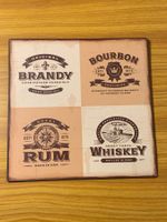 Blechschild Schild Deko USA Whiskey Burbon Rum Brandy
