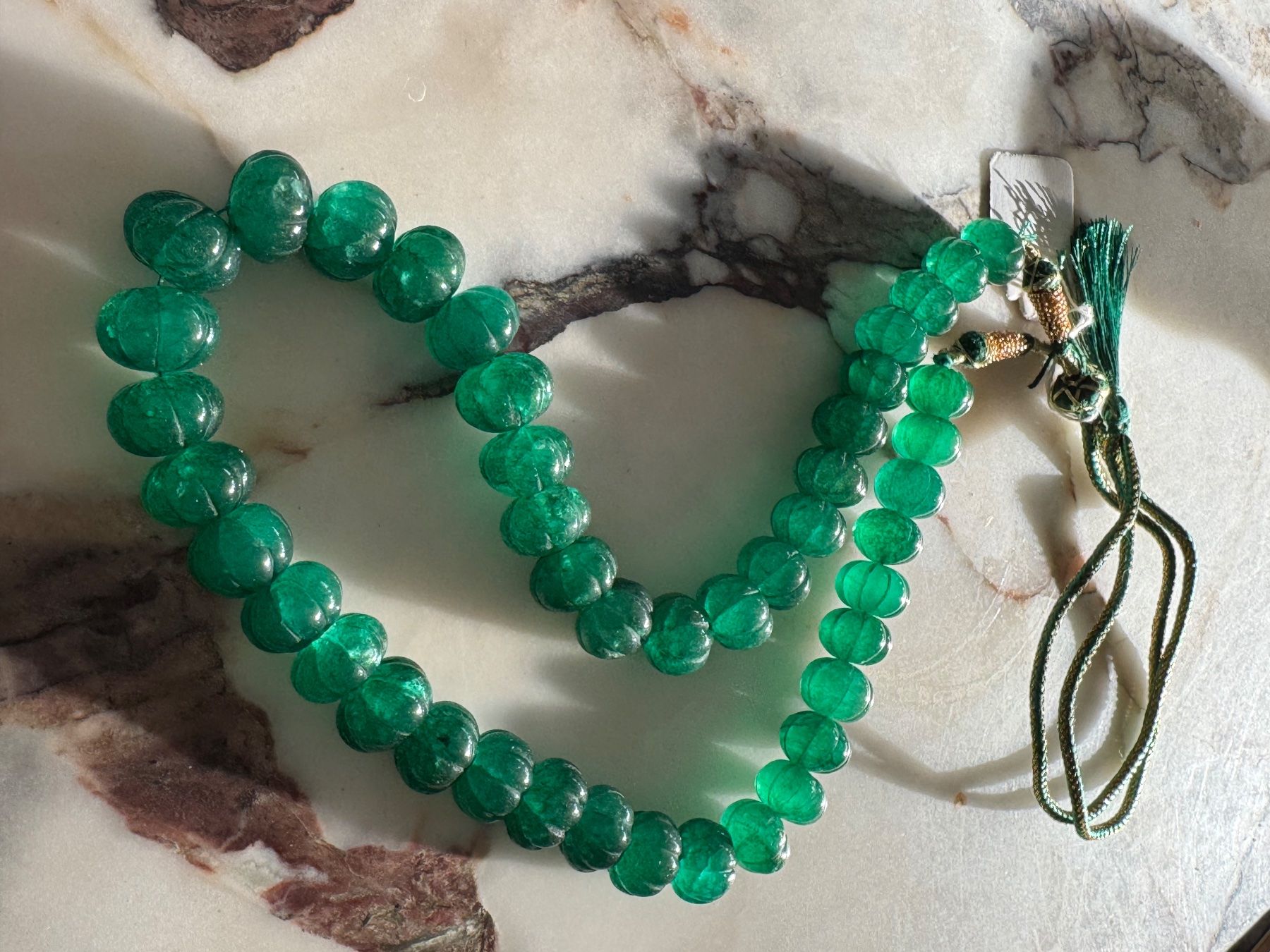 Catenine: Unknown Gemstone 732cts Treated low grade Emerald ? Antique – Usato da Birsfelden venduto da G.D.d.T. 9