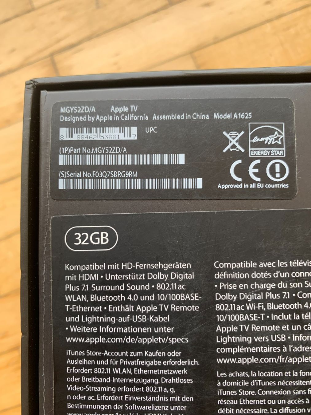Apple Sistemi audio & multimediali: Apple TV HD | A1625 | 32GB – Usato da Aarau venduto da Bungsi 1