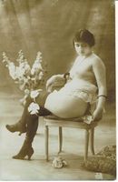 sehr schöne AKT - FOTO ca 1920!