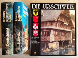 Zwei Knaurs Kulturführer + Die Urschweiz,  Geschichte Buch