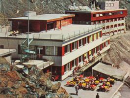 Bergrestaurant Weissfluhjoch , Davos Parsenn  1973