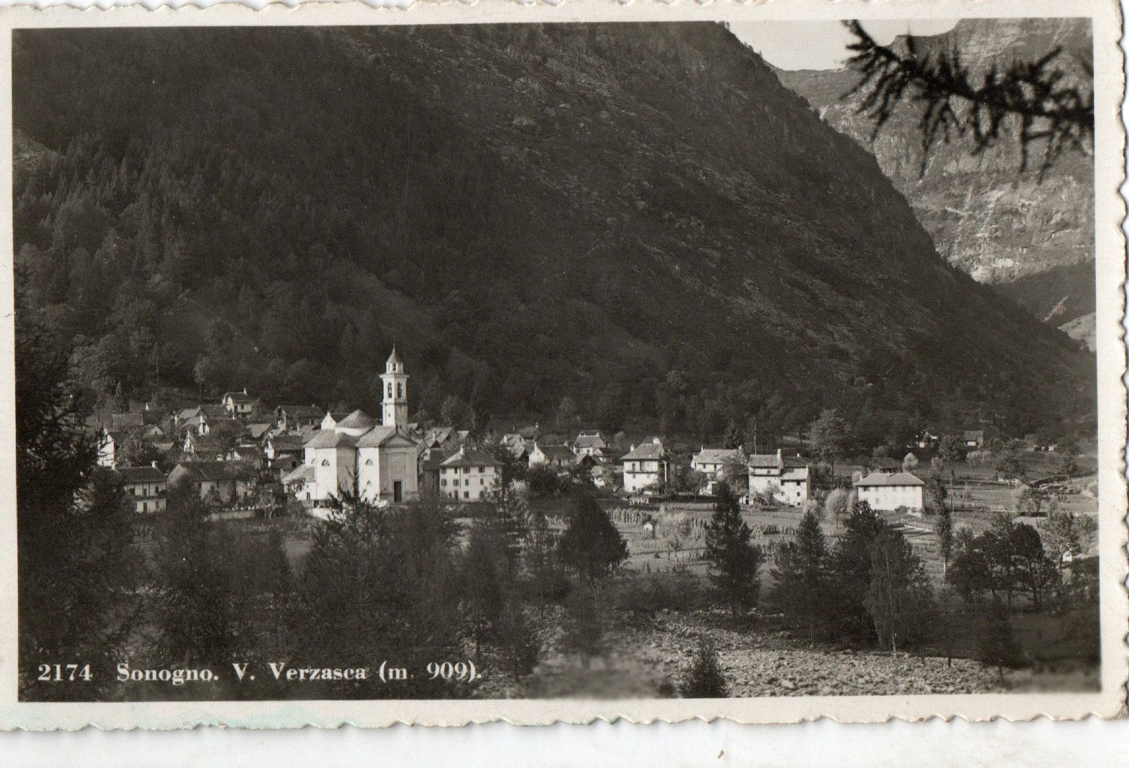 Cartoline postali: Sonogno (4 cartoline) – Usato da Melano venduto da pisonsdro 2