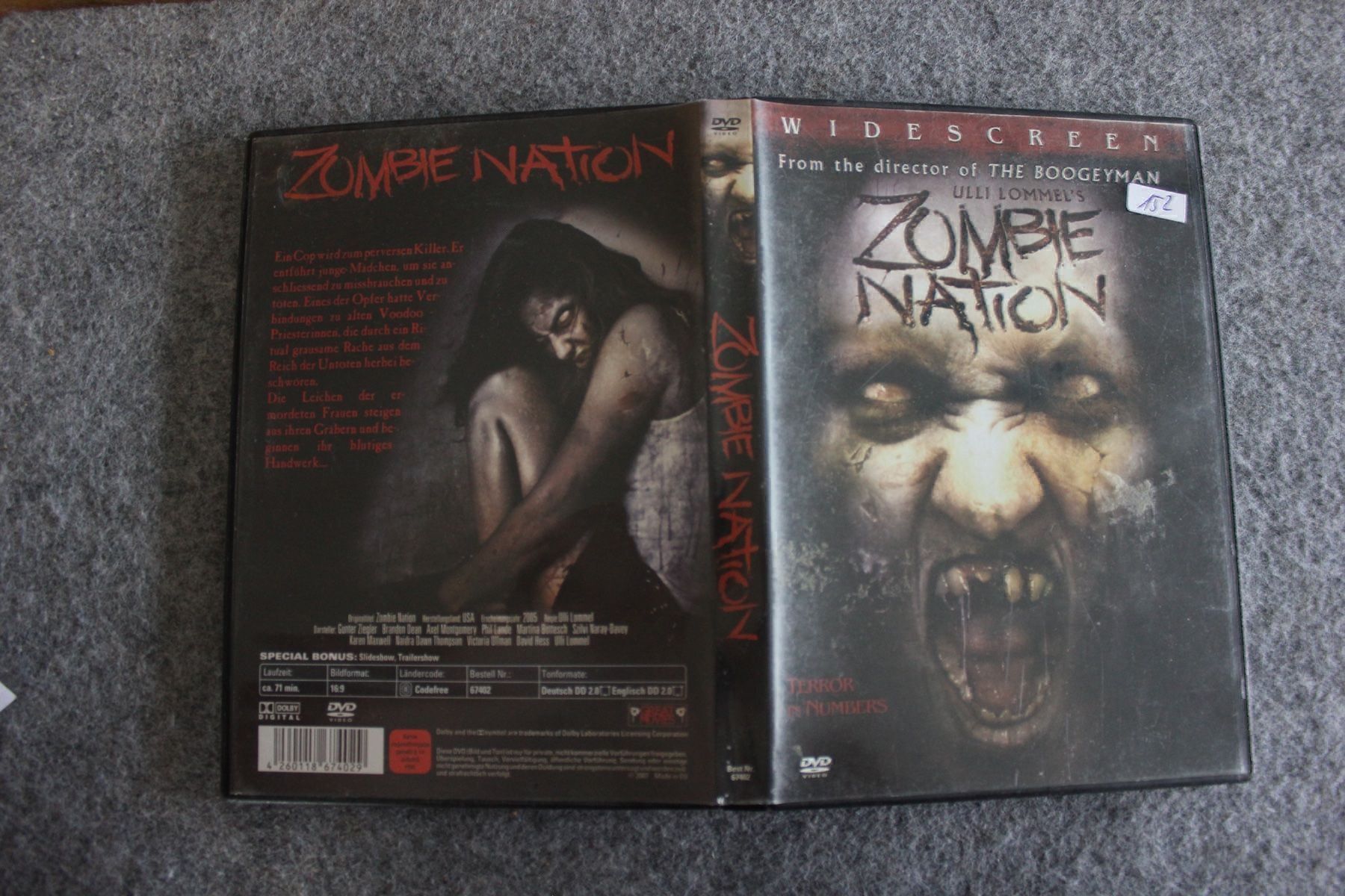 Tutti i DVDs: Zombie Nation DVD (152) – Usato da Geroldswil venduto da Schlumpfine1973