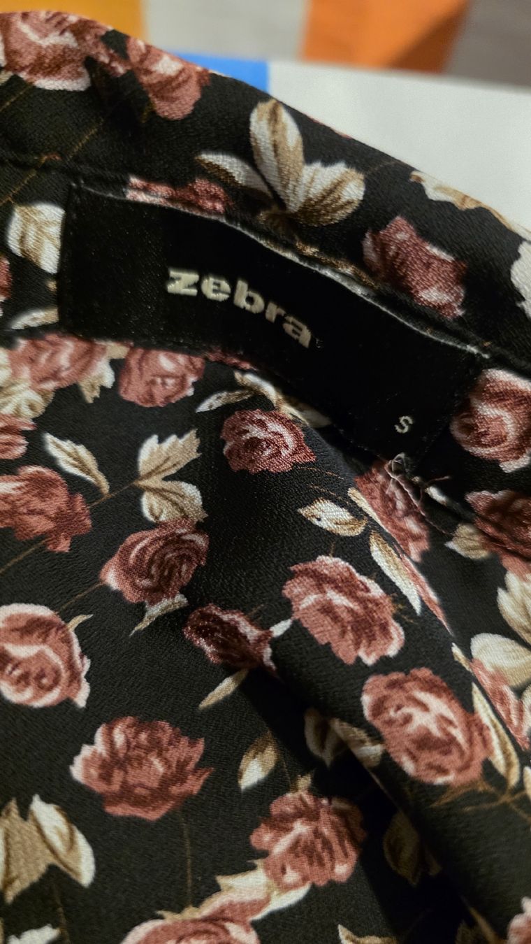 Zebra Camicette: Bluse mit Blumenmuster, Grösse S – Usato da Dicken venduto da anita-123 2