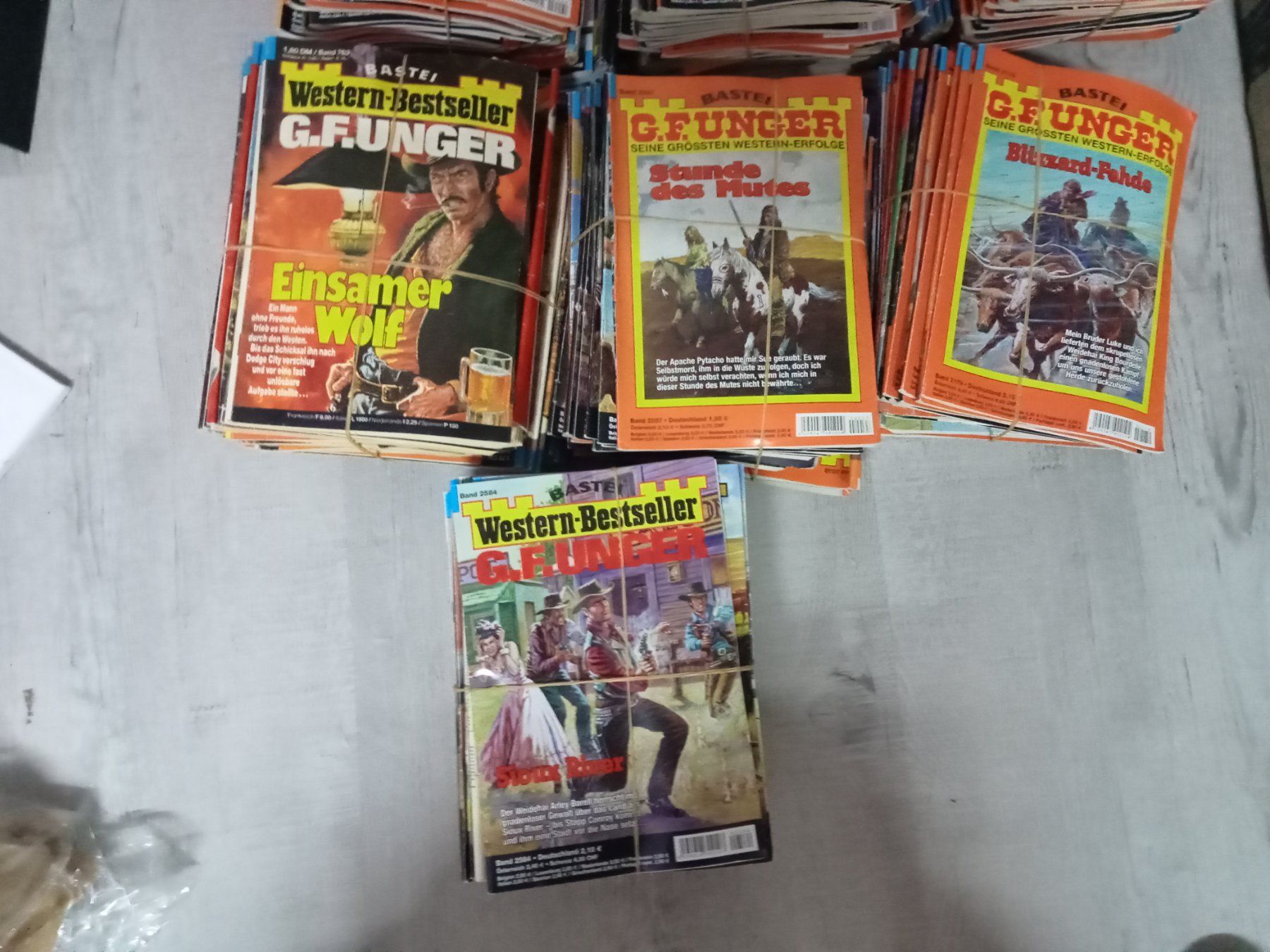 Libri: G.F.Unger  100 stück nur 60 fr plus  gratis vers – Usato da Riehen venduto da comic-huesli