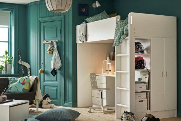 Ikea Letti: Hochbett Ikea Smastad – Usato da Rubigen venduto da ann_29qy 2