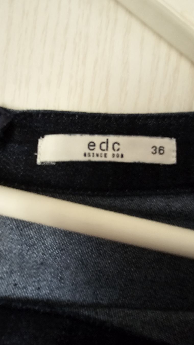 Esprit Gonne: EDC by Esprit Jeansrock Gr. 36 mit Rüsche – Usato da Ebnat-Kappel venduto da ani_fq2z 2