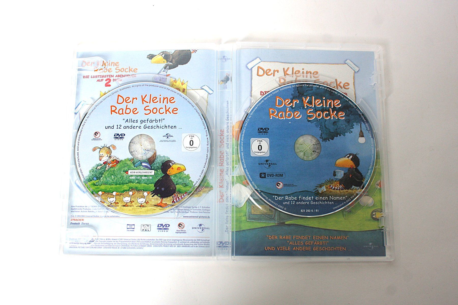 Tutti i DVDs: Der Kleine Rabe Socke 2DVDs – Usato da Zollikofen venduto da Restwert_Zollikofen 2