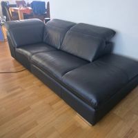 Sofa Leder Schwarz