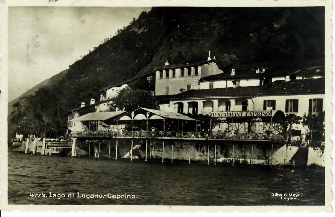 Cartoline postali: Lago di Lugano - Caprino – Usato da Hochdorf venduto da Ziegel-16