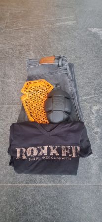 Rokker Jeanshose Damen  Grau Grösse 31/30 Neu!!!!