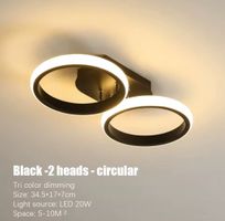 Plafonnier moderne à LEDs pour chambre salon couloir ect....