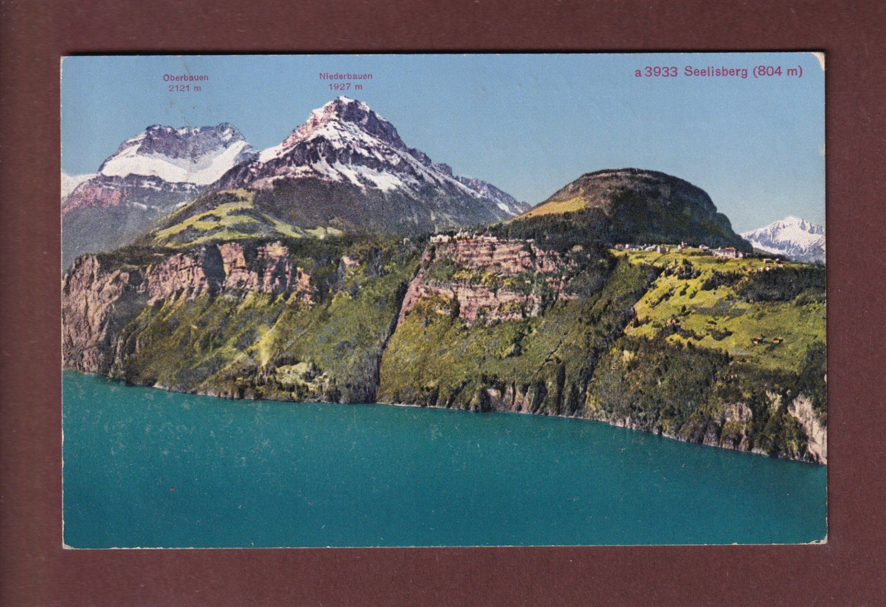 Cartoline postali: SEELISBERG - 1928 – Usato da Pully venduto da nicecards-shop