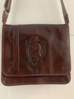 Sac bandoulière cuir marron fait main en Italie état neuf