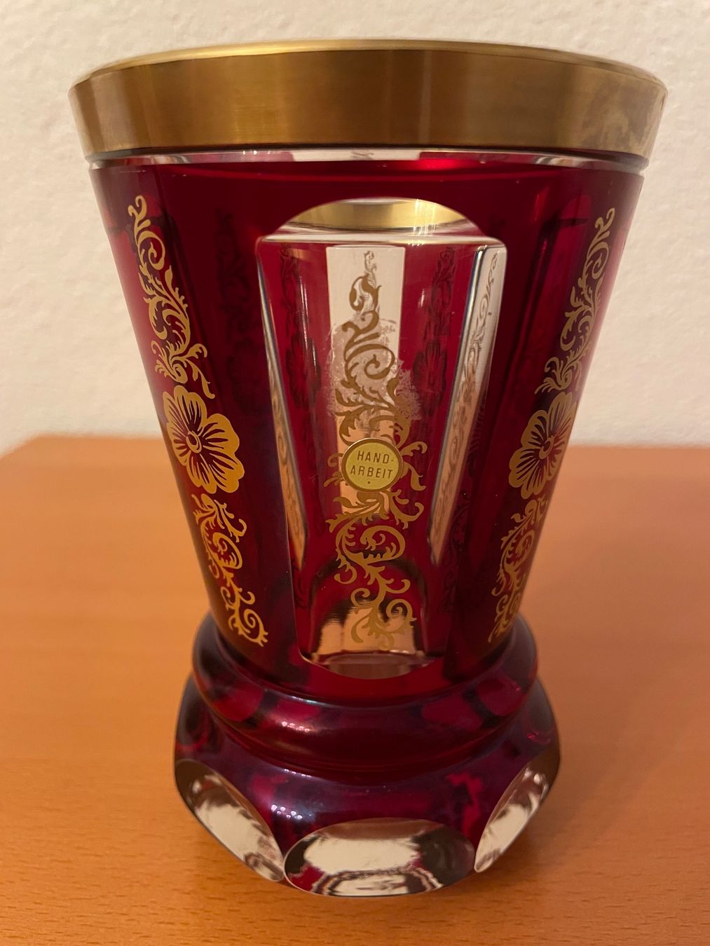 Bicchieri: Rotes Römerglas, Handarbeit – Nuovo (secondo la descrizione) da Schaffhausen venduto da Percilitor 1
