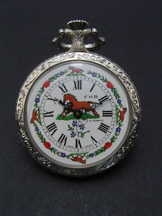 Grosse Bauern-Taschenuhr mit Handaufzugswerk/ nie getragen! (Neu