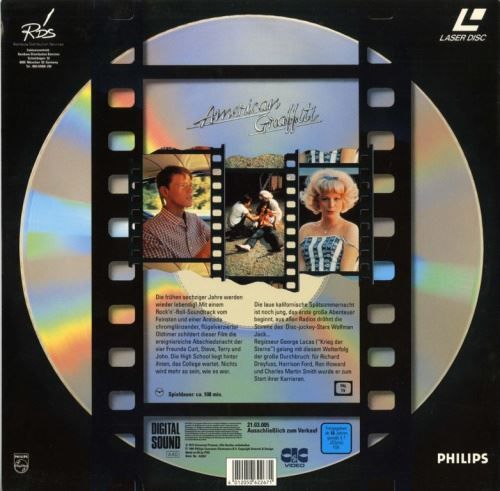 Tutti i DVDs: [Laserdisc] American Graffiti (1973) [21 – Usato da Rheinfelden venduto da Burzelchen 1