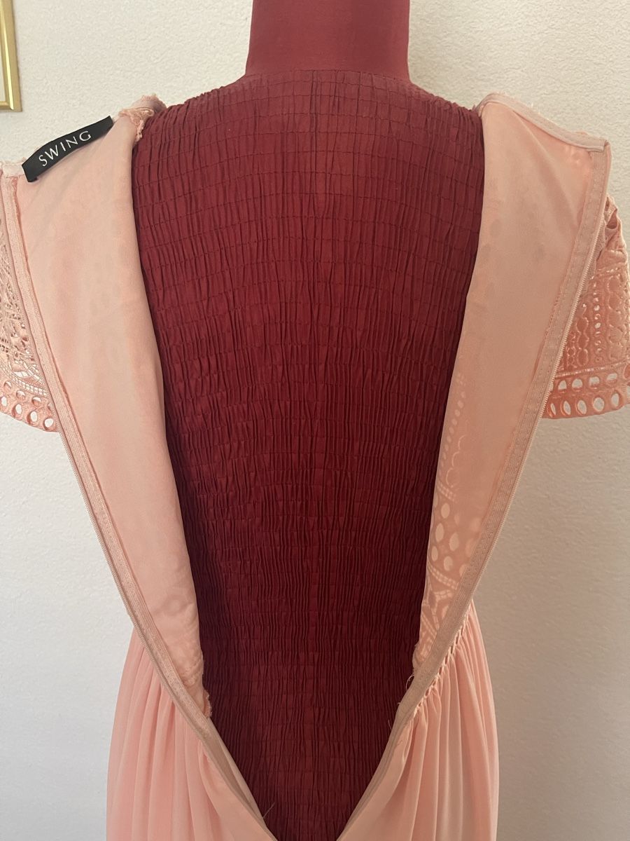 Vestiti: Swing Abendkleid zartrosa Gr. 34 – Usato da Dörflingen venduto da Benz63 4