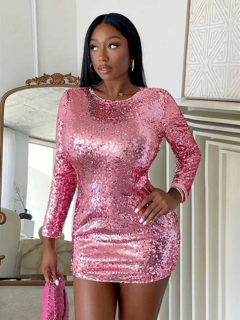 Vestiti: Pinkes Glitzerkleid Pailletten Gr. M/Gr.38 – Nuovo e nell'imballaggio originale da Glattbrugg venduto da glu_qt2b