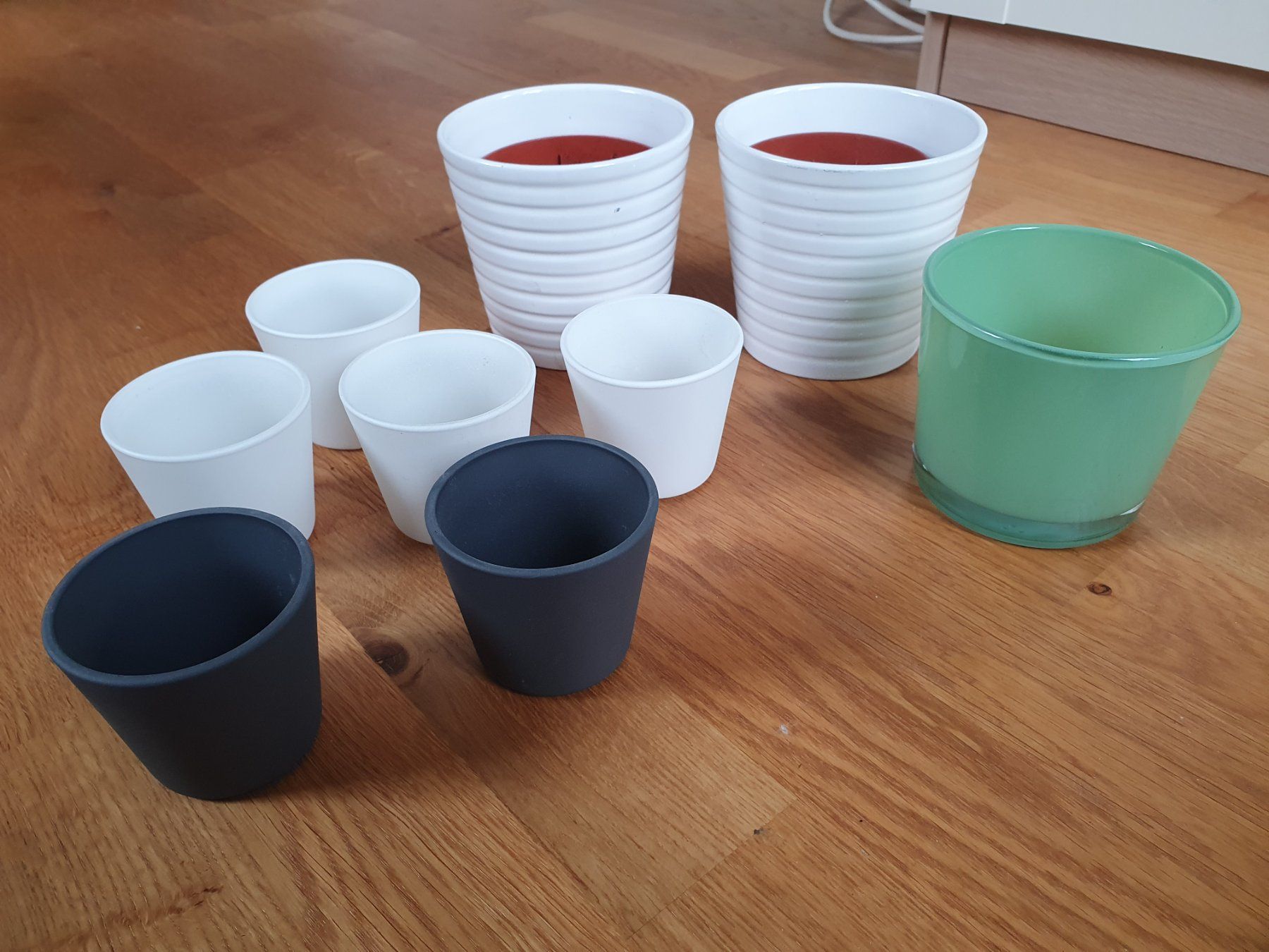 Ikea Vasi per fiori: Pflanzentöpfe mit 2 Innentöpfen (klein & mittel) – Usato da Adliswil venduto da lau_98pm