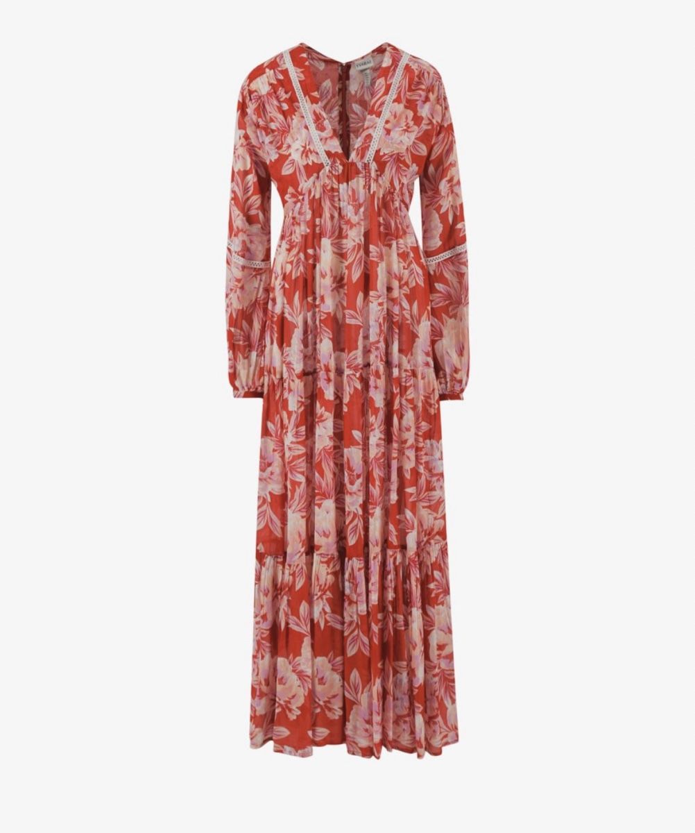 Vestiti: EVARAE Sommerkleid rot  Grösse S – Usato da Binz venduto da Sandra830 1