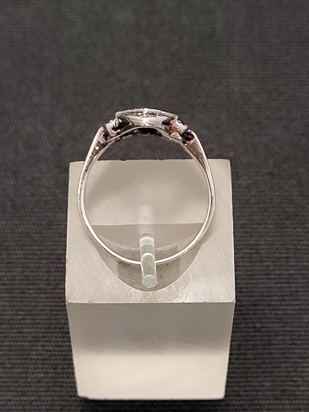 Anelli: Silberring mit Markasiten Jugendstil – Usato da Basel venduto da spinne02 2