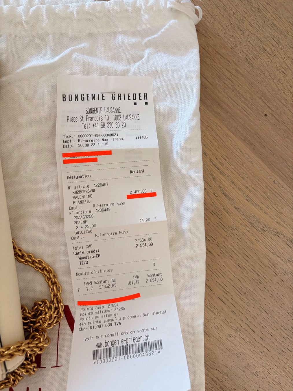 Borse da donna: Sac Valentino Garavani Blanc – Nuovo (secondo la descrizione) da Anzère venduto da Romyk 7