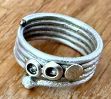 Ring Schlangenring Gold und Silber Fingerring