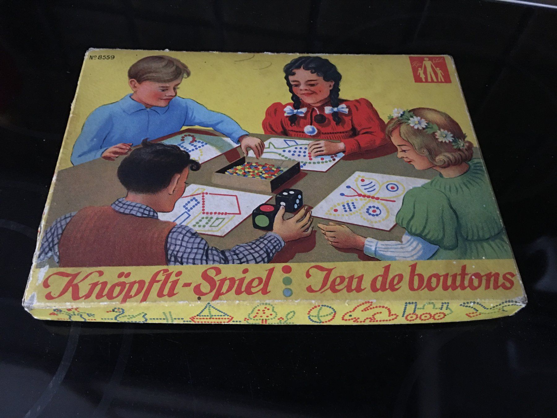 Giochi: Vintage-Knöpfli Spiel, ca. 60 jährig. – Usato da Reinach AG venduto da e5734h
