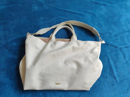 Handtasche weiss in Leder