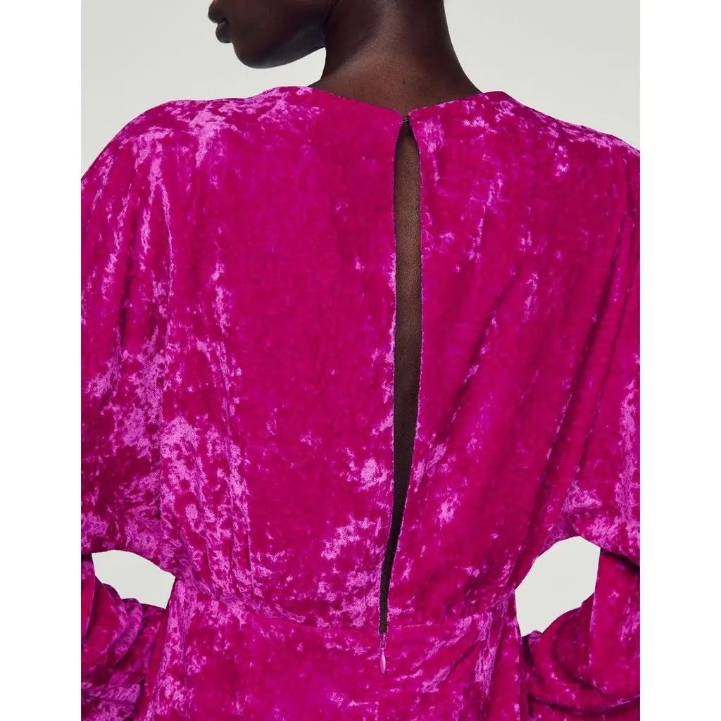 Sandro Kleider: SANDRO Traum mega Samtkleid, Fuchsia/Magenta Gr.  36 – Neu (gemäss Beschreibung) aus Meiringen von snahhanssnah 6