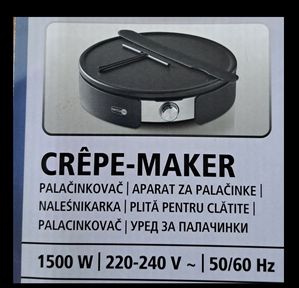 Teglie da forno: Crêpe-maker 1500w 38cm Neu – Nuovo e nell'imballaggio originale da Frauenfeld venduto da berk39 5