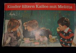 Spielzeug-Karton , Melitta Spielzeug Schachtel leer !!!