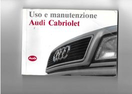 Audi Cabrio 1992 Bedienungsanleitung in italienisch