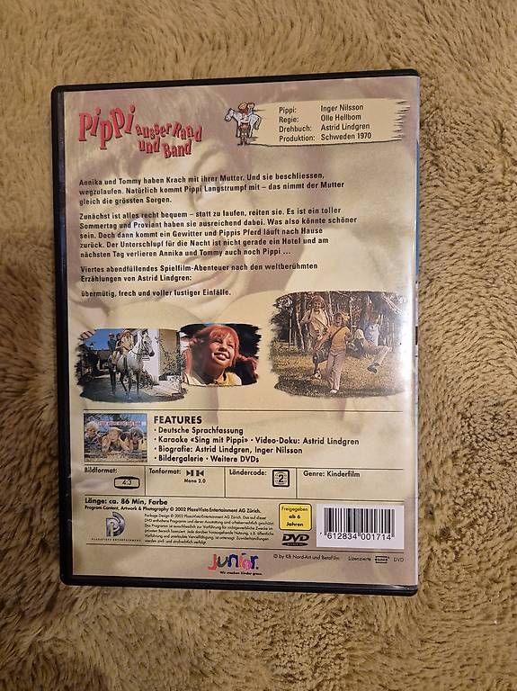 Alle DVDs: DVD: Pippi ausser Rand und Band – Gebraucht aus Tenniken von sina8680 1