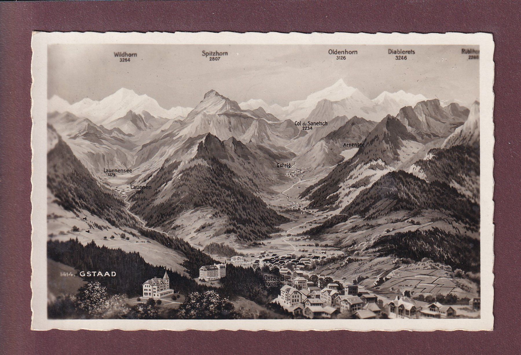 Cartes postales: GSTAAD und Umgebung – D'occasion à Pully par nicecards