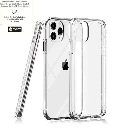 Cover & Protezioni schermo: iPhone 11Pro Max Hülle Slim Transparent Soft‑Case – Nuovo e nell'imballaggio originale da Wabern venduto da Technologiaaa