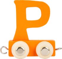 Buchstabenzug Wagen " P " bunt