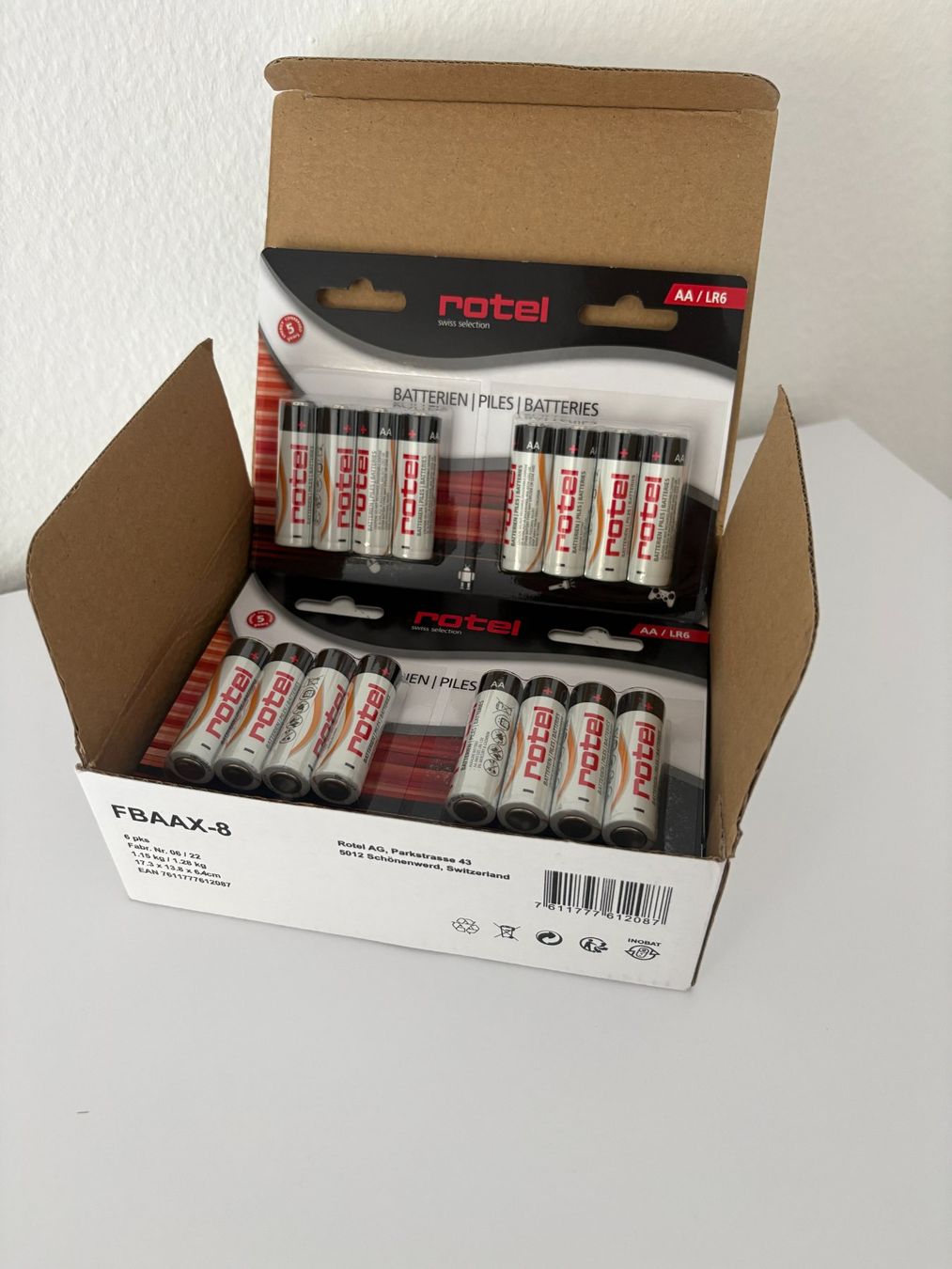 Caricatori & Batterie: 48x Rotel AA/LR6 Batterien – Nuovo e nell'imballaggio originale da Gossau SG venduto da Sekki0407