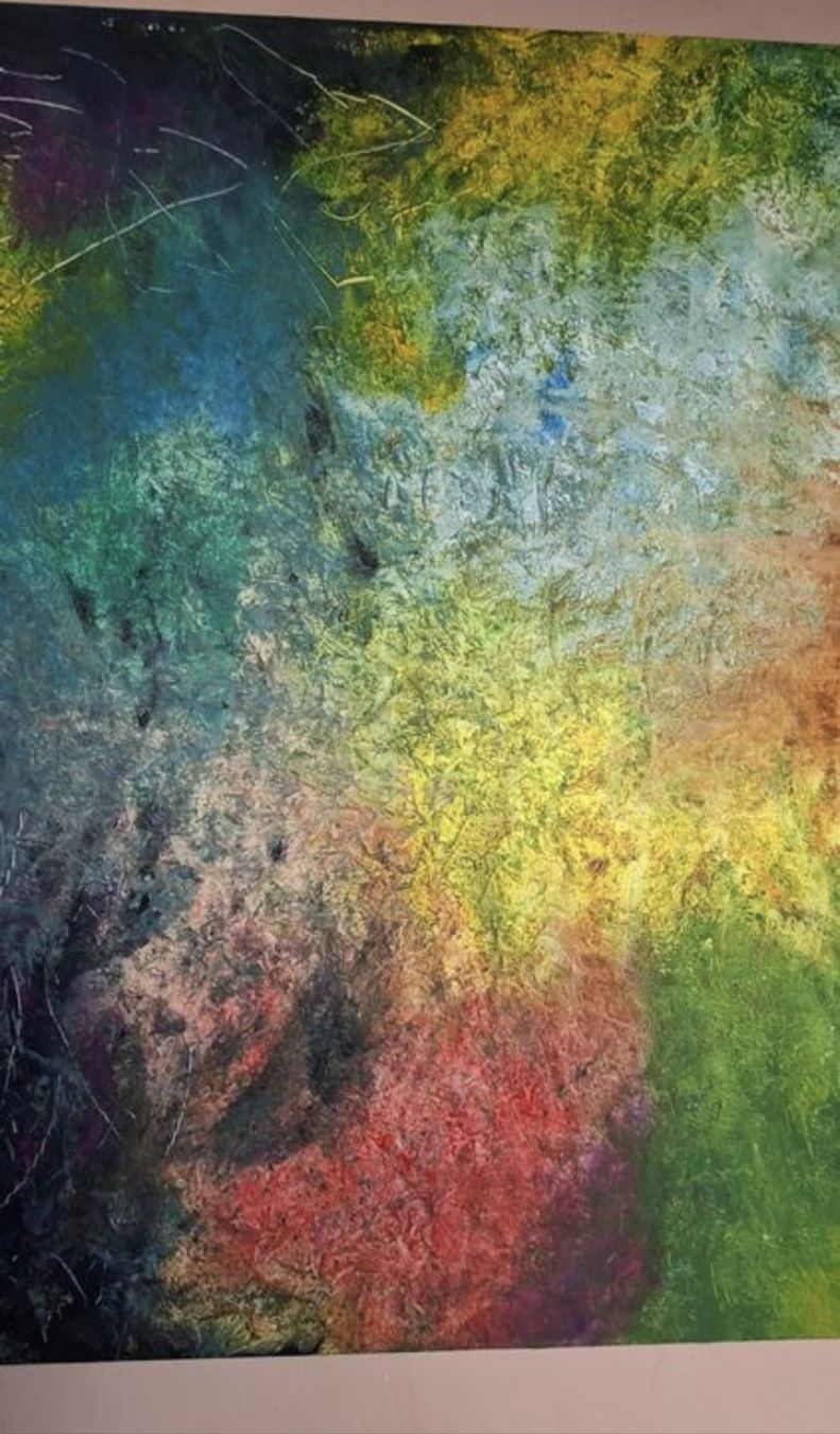 Dipinti: Gemälde " Farbträume" handmade 90×90 – Nuovo (secondo la descrizione) da Riehen venduto da Steinbock1970 5