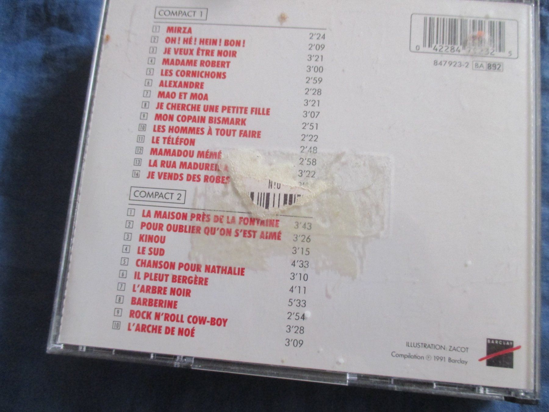 CD: Nino Ferrer l'indispensable (double cd) – Usato da Colombier NE venduto da nene288 1