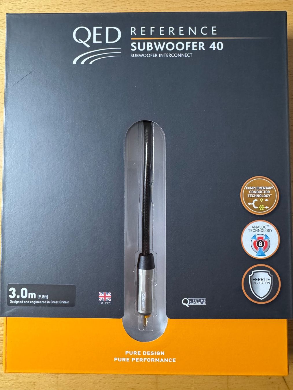 Cavi: QED Reference Subwoofer 40 Cable, 3.0m (neu) – Nuovo e nell'imballaggio originale da Ueken venduto da highlander57