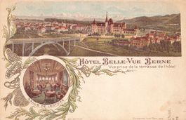 Bern BE Hôtel Belle-Vue und Lesesaal