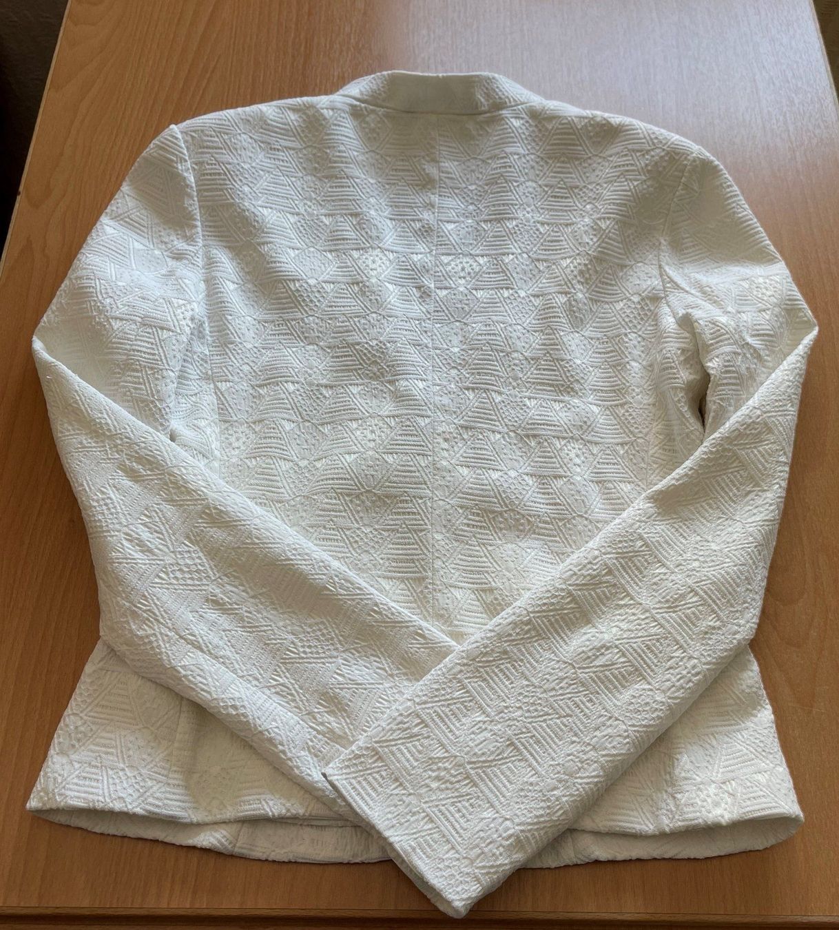 Zebra Giacche: Creme weisser Blazer mit Muster – Nuovo (secondo la descrizione) da Basel venduto da Seifehuesli 4
