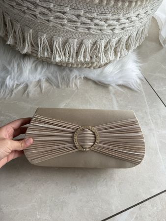 Handtasche Beige