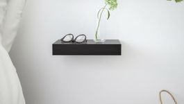 LACK Wandregal, schwarzbraun, 30x26 cm