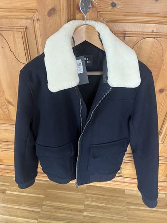 Baumwoll Jacke mit Kragen