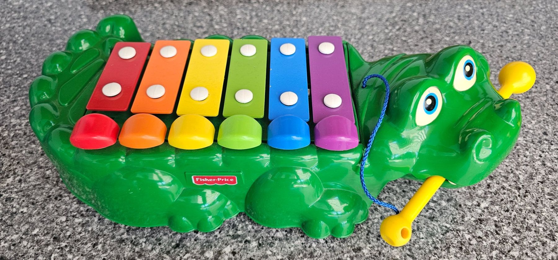 Fisher-Price Giocattoli: Fisher-Price Krokodil- Xylophon – Usato da Geuensee venduto da JeMaUrPe